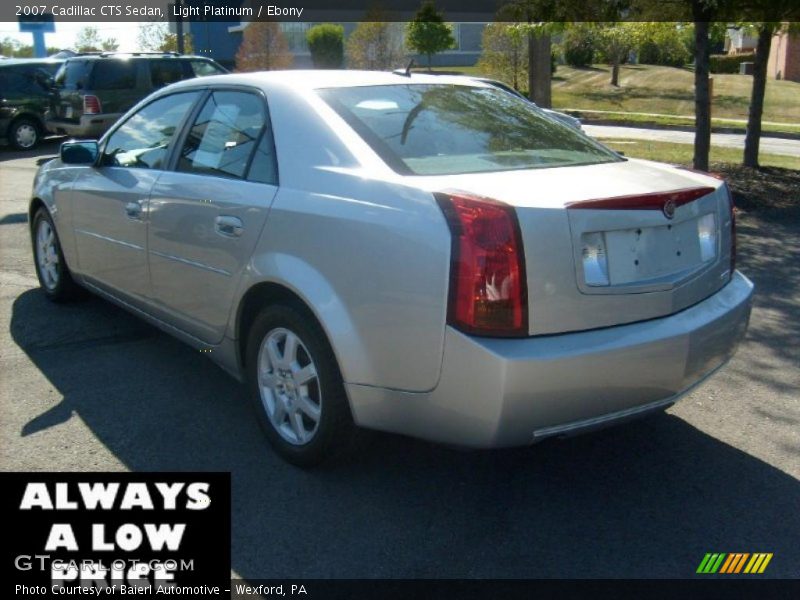 Light Platinum / Ebony 2007 Cadillac CTS Sedan