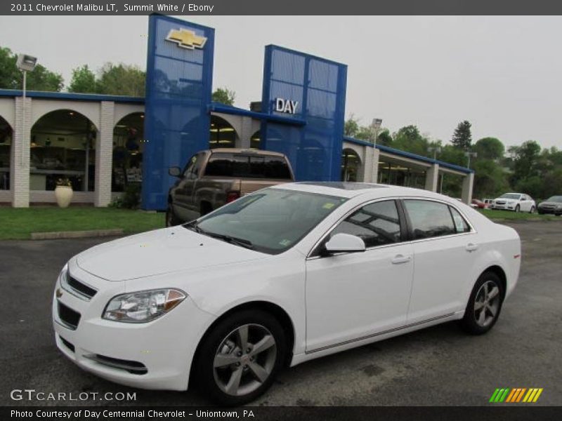Summit White / Ebony 2011 Chevrolet Malibu LT