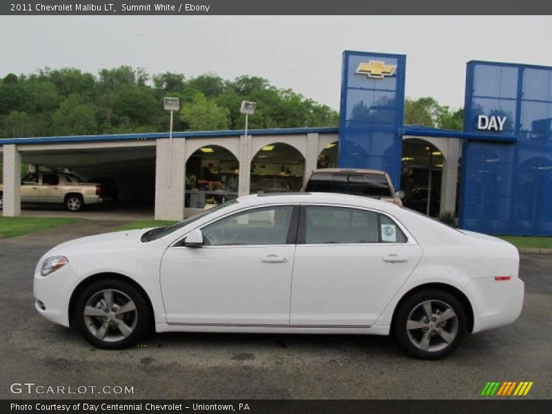 Summit White / Ebony 2011 Chevrolet Malibu LT