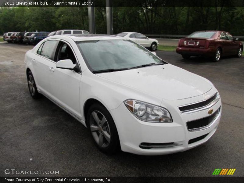 Summit White / Ebony 2011 Chevrolet Malibu LT