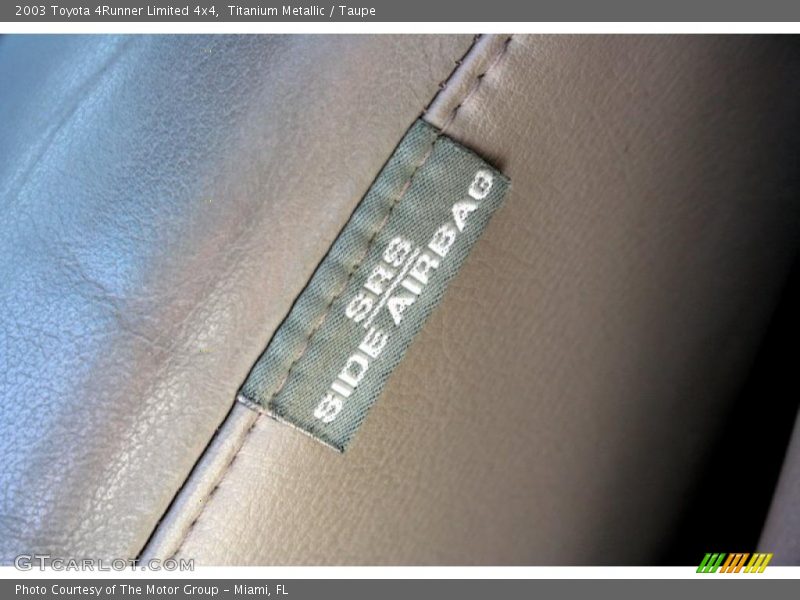 Titanium Metallic / Taupe 2003 Toyota 4Runner Limited 4x4
