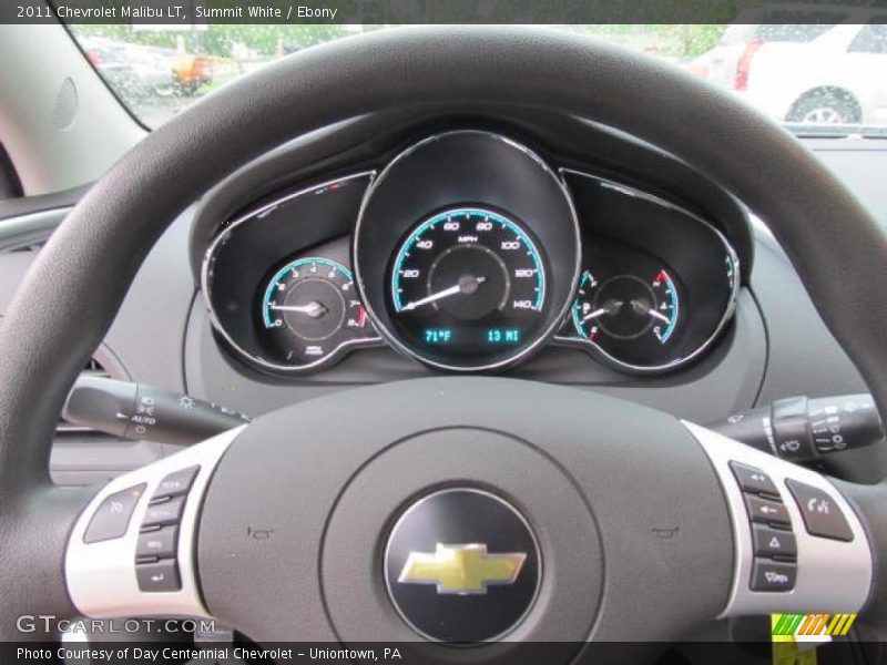 Summit White / Ebony 2011 Chevrolet Malibu LT