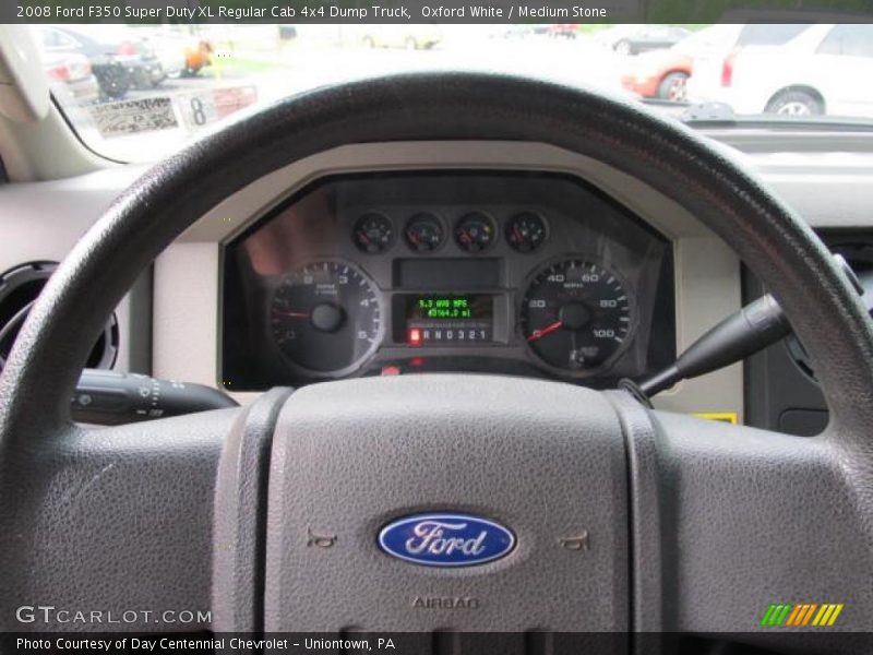  2008 F350 Super Duty XL Regular Cab 4x4 Dump Truck Steering Wheel