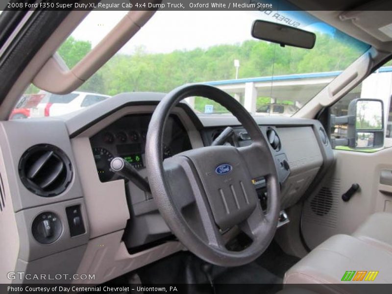 Dashboard of 2008 F350 Super Duty XL Regular Cab 4x4 Dump Truck