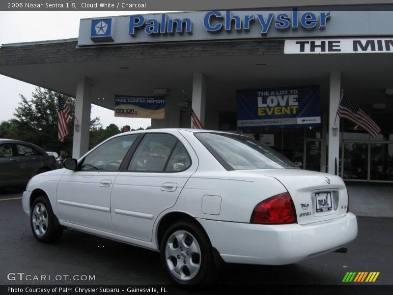 Cloud White / Charcoal 2006 Nissan Sentra 1.8