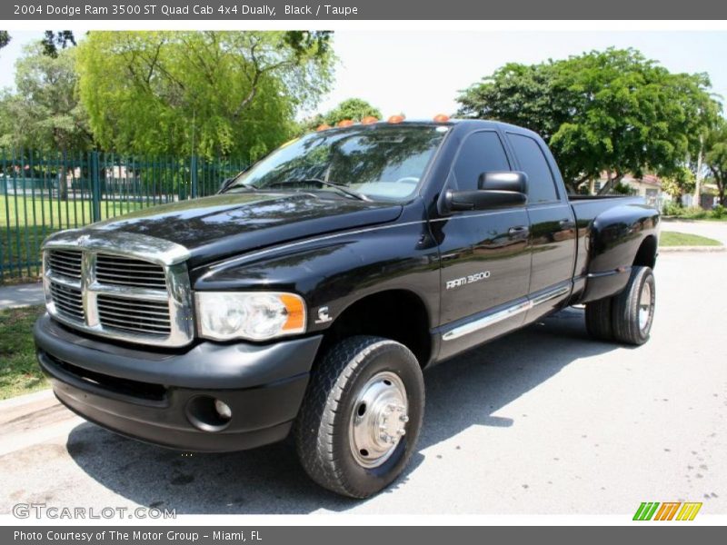 Black / Taupe 2004 Dodge Ram 3500 ST Quad Cab 4x4 Dually