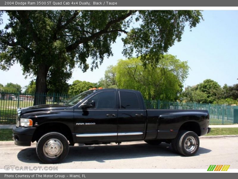 Black / Taupe 2004 Dodge Ram 3500 ST Quad Cab 4x4 Dually