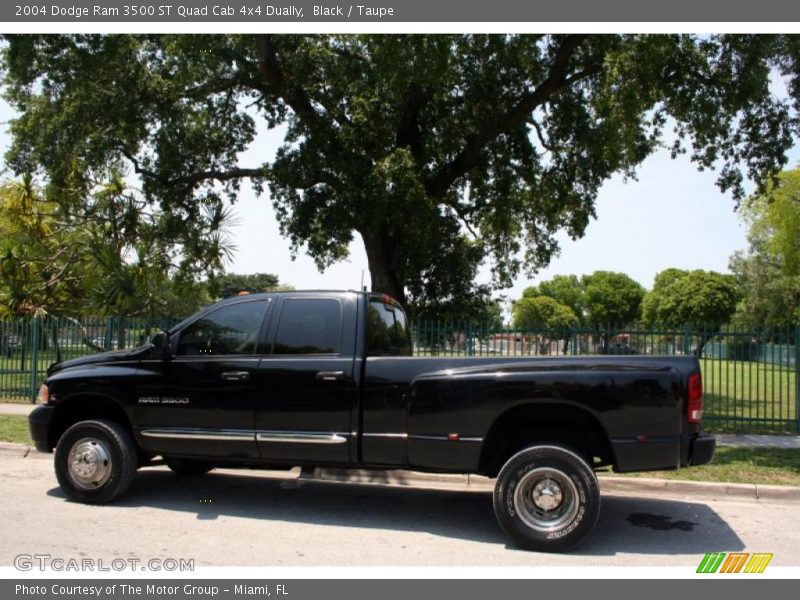 Black / Taupe 2004 Dodge Ram 3500 ST Quad Cab 4x4 Dually