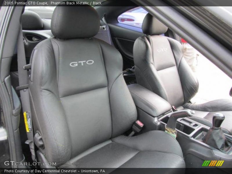  2005 GTO Coupe Black Interior