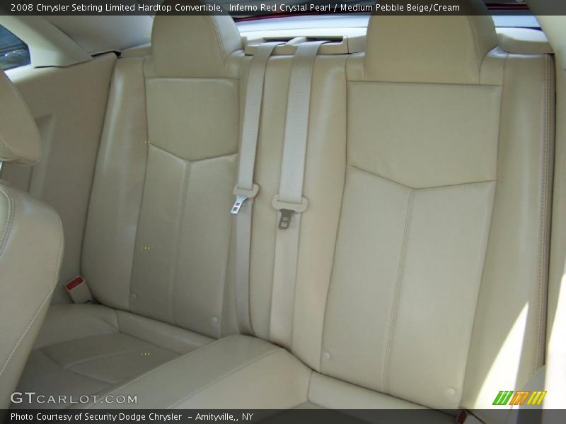 Inferno Red Crystal Pearl / Medium Pebble Beige/Cream 2008 Chrysler Sebring Limited Hardtop Convertible