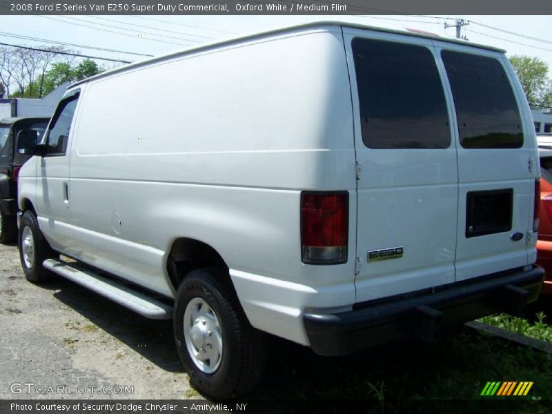 Oxford White / Medium Flint 2008 Ford E Series Van E250 Super Duty Commericial