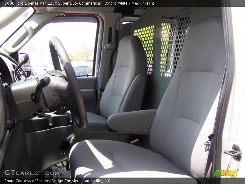 Oxford White / Medium Flint 2008 Ford E Series Van E250 Super Duty Commericial