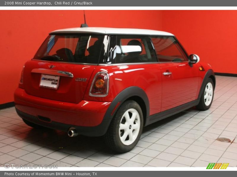 Chili Red / Grey/Black 2008 Mini Cooper Hardtop