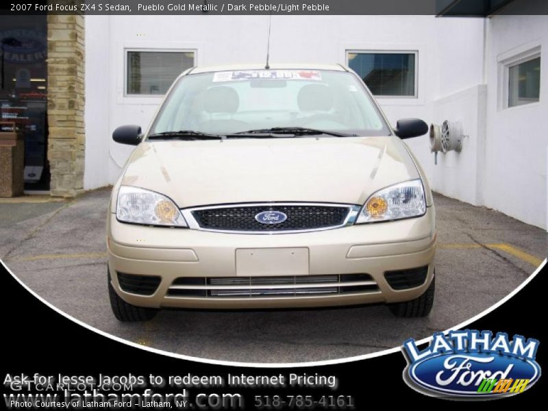Pueblo Gold Metallic / Dark Pebble/Light Pebble 2007 Ford Focus ZX4 S Sedan