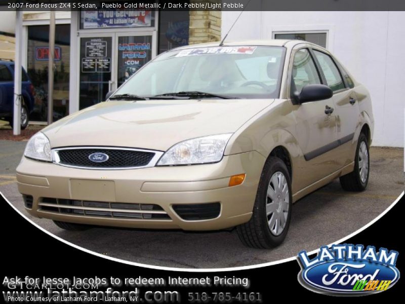 Pueblo Gold Metallic / Dark Pebble/Light Pebble 2007 Ford Focus ZX4 S Sedan