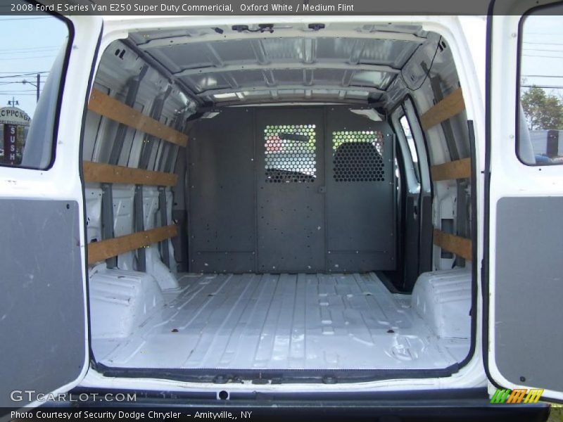 Oxford White / Medium Flint 2008 Ford E Series Van E250 Super Duty Commericial