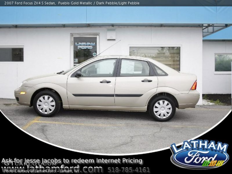 Pueblo Gold Metallic / Dark Pebble/Light Pebble 2007 Ford Focus ZX4 S Sedan