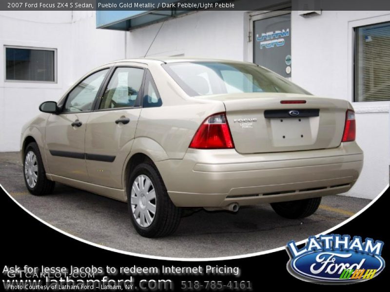 Pueblo Gold Metallic / Dark Pebble/Light Pebble 2007 Ford Focus ZX4 S Sedan