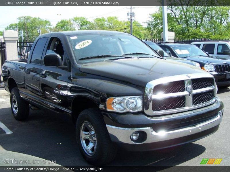 Black / Dark Slate Gray 2004 Dodge Ram 1500 SLT Quad Cab 4x4