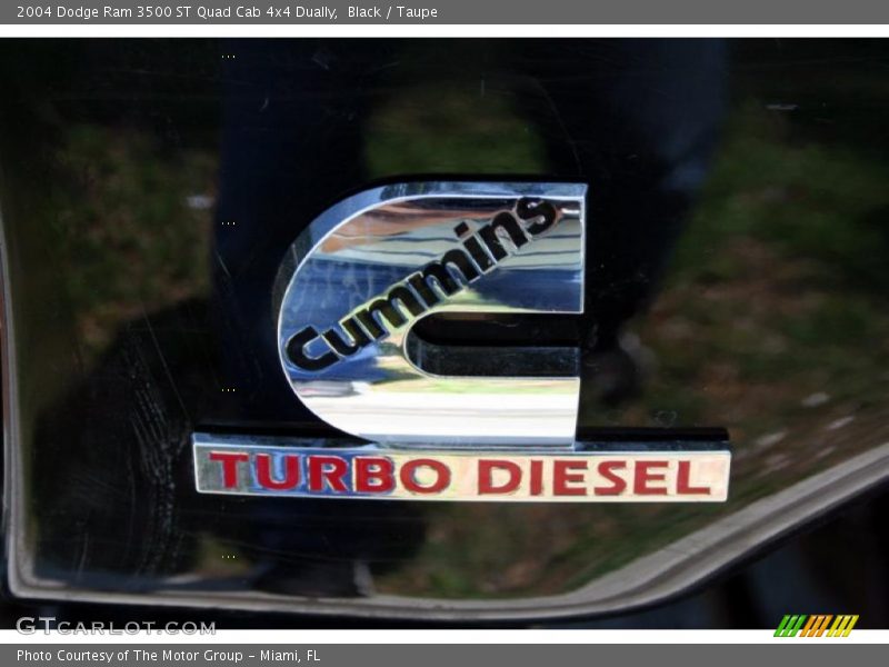 Black / Taupe 2004 Dodge Ram 3500 ST Quad Cab 4x4 Dually