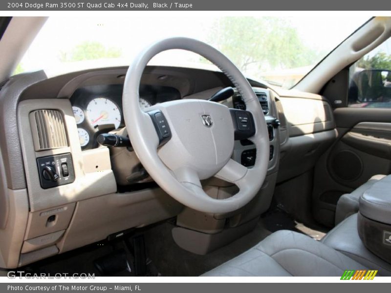 Black / Taupe 2004 Dodge Ram 3500 ST Quad Cab 4x4 Dually