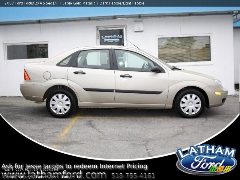 Pueblo Gold Metallic / Dark Pebble/Light Pebble 2007 Ford Focus ZX4 S Sedan
