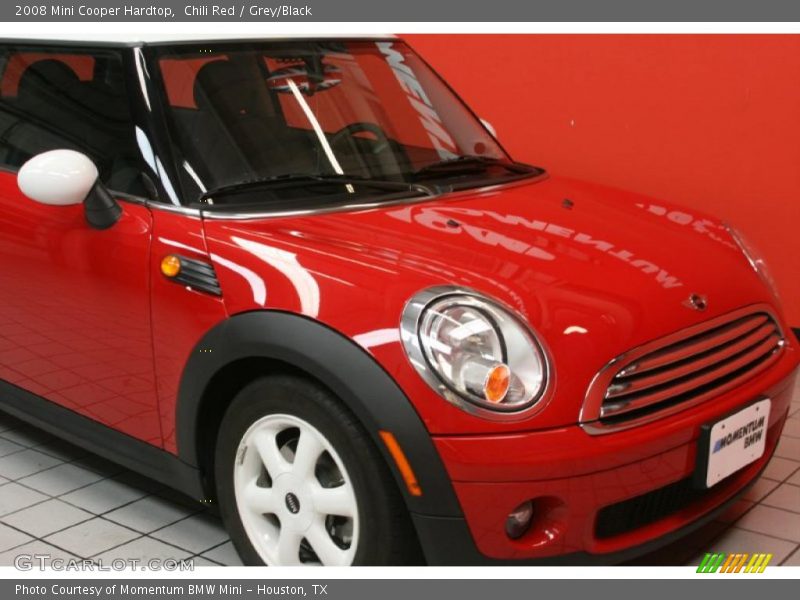 Chili Red / Grey/Black 2008 Mini Cooper Hardtop