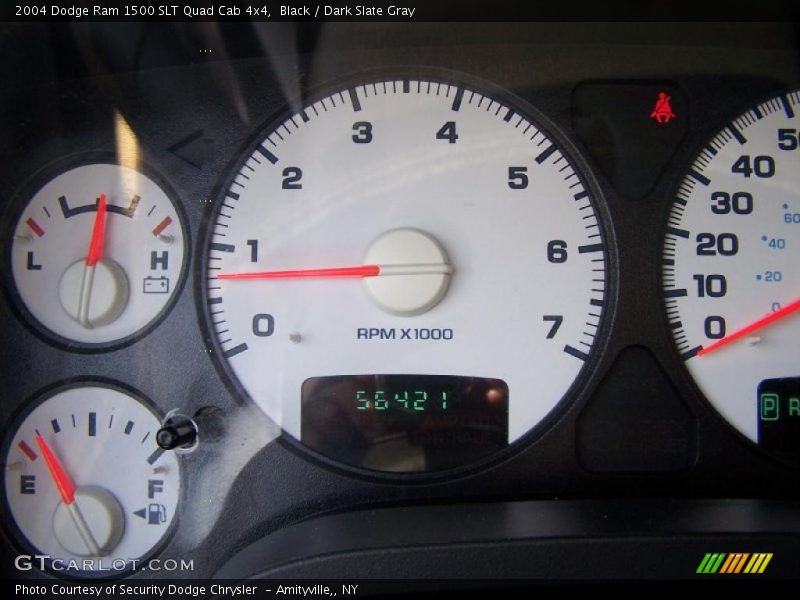 Black / Dark Slate Gray 2004 Dodge Ram 1500 SLT Quad Cab 4x4