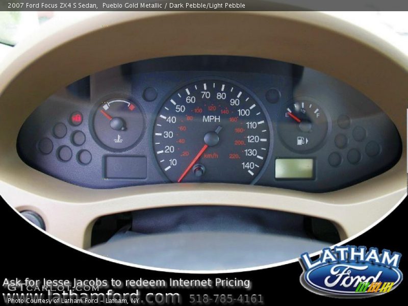 Pueblo Gold Metallic / Dark Pebble/Light Pebble 2007 Ford Focus ZX4 S Sedan