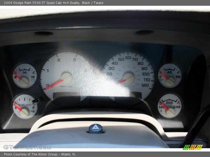 Black / Taupe 2004 Dodge Ram 3500 ST Quad Cab 4x4 Dually