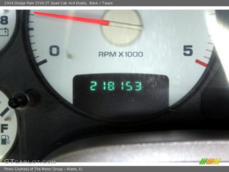 Black / Taupe 2004 Dodge Ram 3500 ST Quad Cab 4x4 Dually