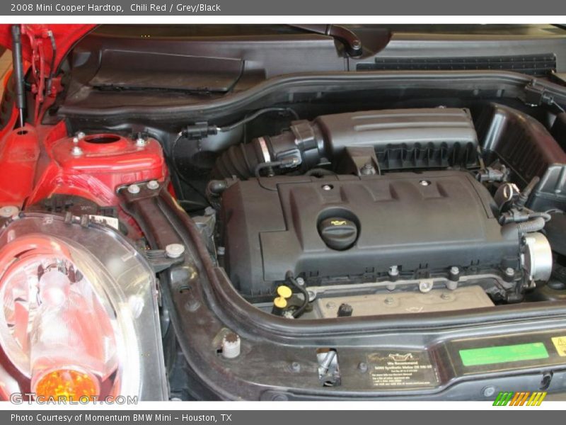 Chili Red / Grey/Black 2008 Mini Cooper Hardtop