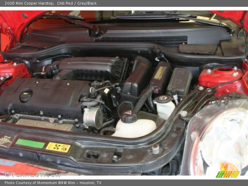 Chili Red / Grey/Black 2008 Mini Cooper Hardtop