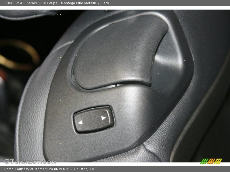 Montego Blue Metallic / Black 2008 BMW 1 Series 128i Coupe