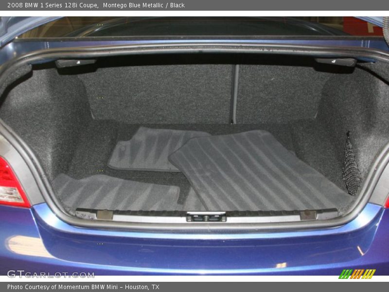 Montego Blue Metallic / Black 2008 BMW 1 Series 128i Coupe