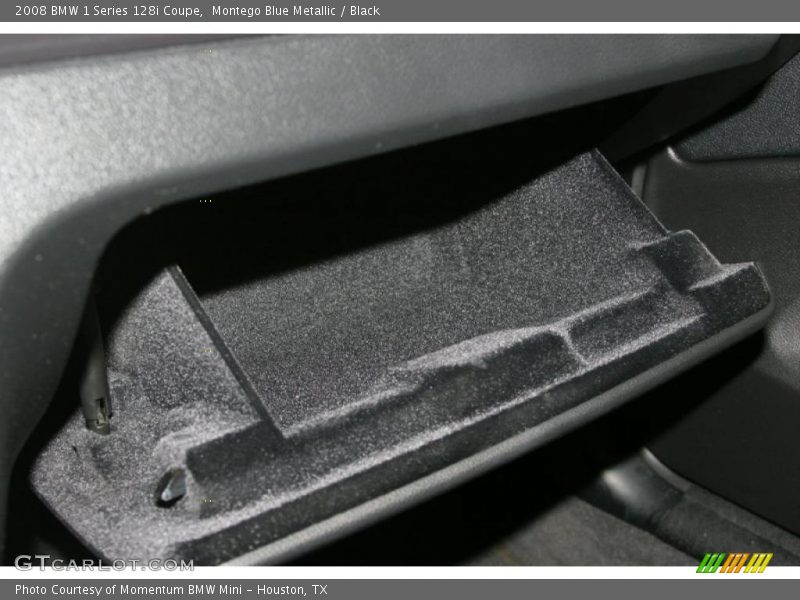 Montego Blue Metallic / Black 2008 BMW 1 Series 128i Coupe