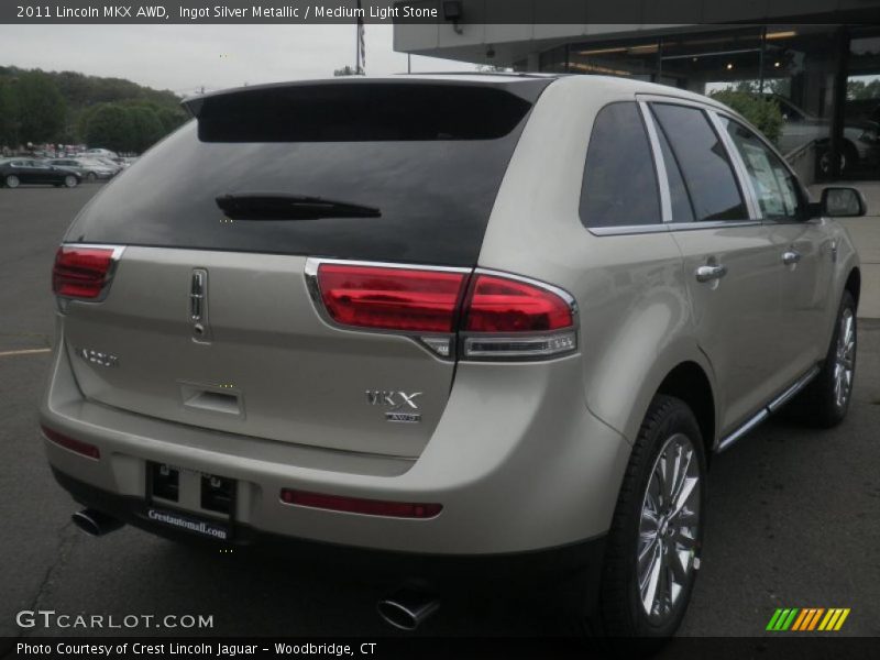 Ingot Silver Metallic / Medium Light Stone 2011 Lincoln MKX AWD