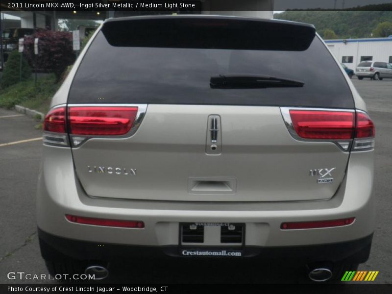 Ingot Silver Metallic / Medium Light Stone 2011 Lincoln MKX AWD