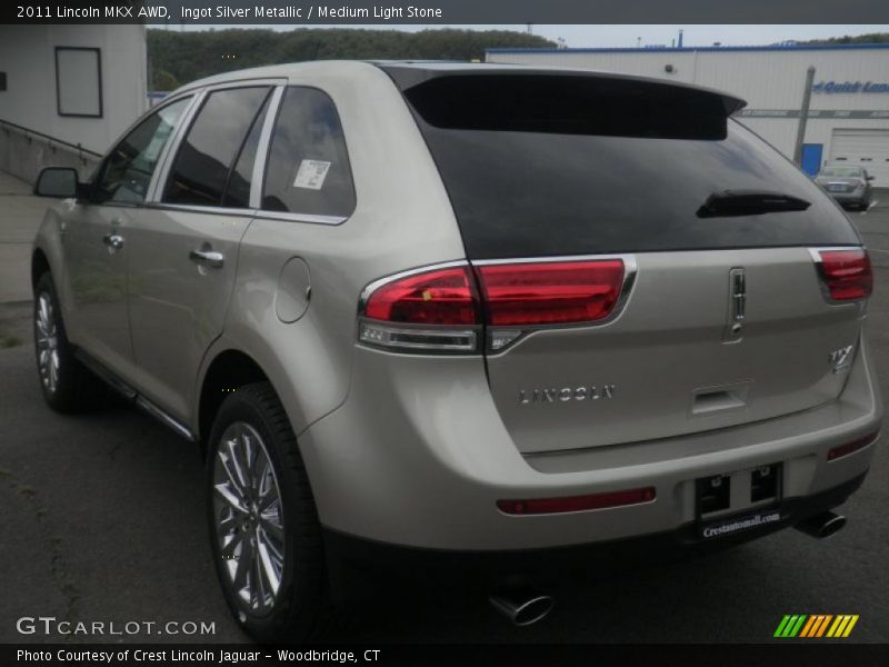 Ingot Silver Metallic / Medium Light Stone 2011 Lincoln MKX AWD