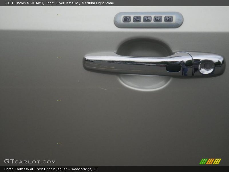 Ingot Silver Metallic / Medium Light Stone 2011 Lincoln MKX AWD