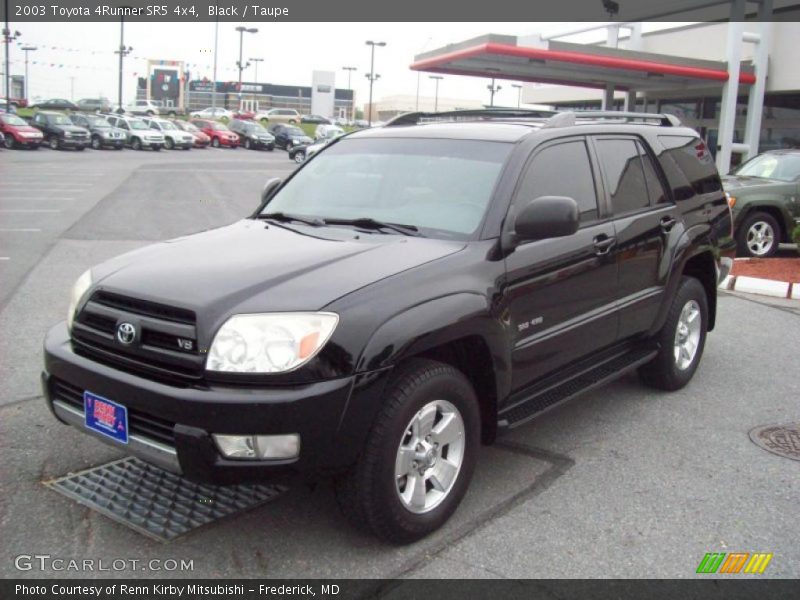 Black / Taupe 2003 Toyota 4Runner SR5 4x4