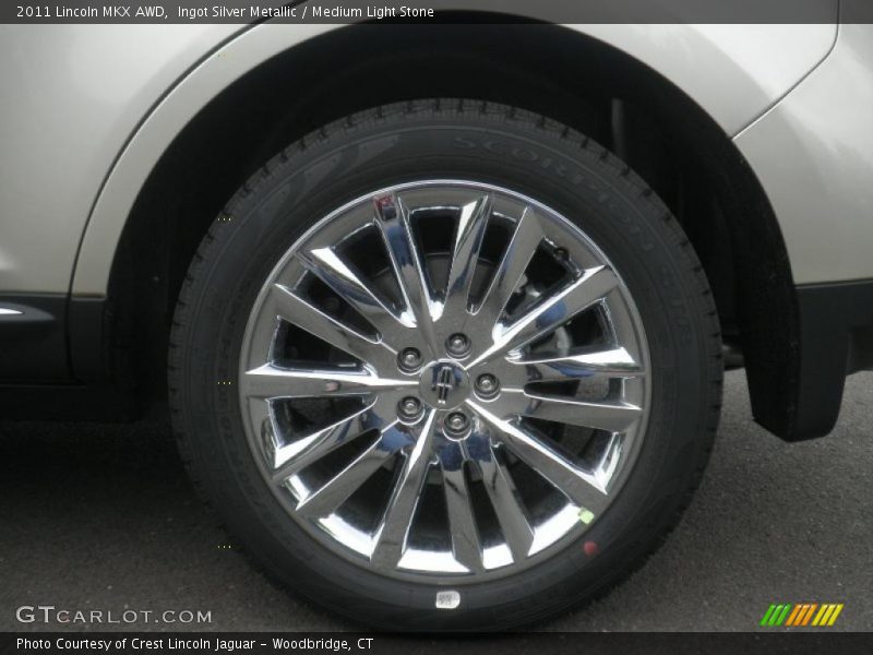Ingot Silver Metallic / Medium Light Stone 2011 Lincoln MKX AWD