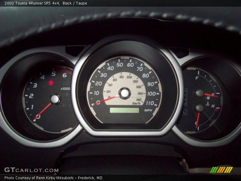  2003 4Runner SR5 4x4 SR5 4x4 Gauges