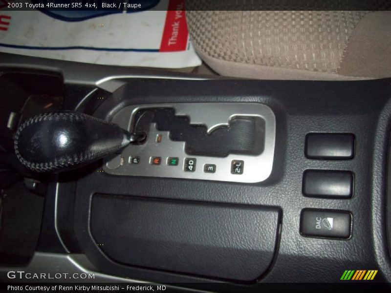 Black / Taupe 2003 Toyota 4Runner SR5 4x4