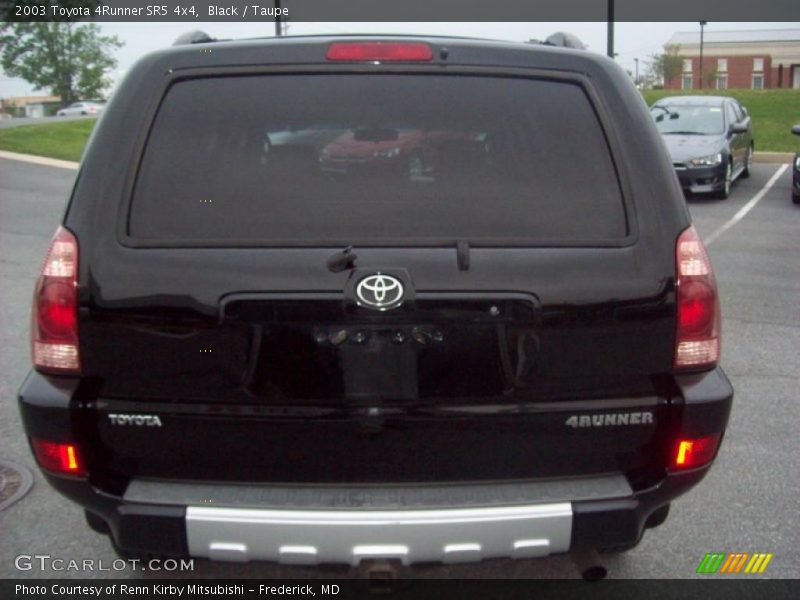 Black / Taupe 2003 Toyota 4Runner SR5 4x4