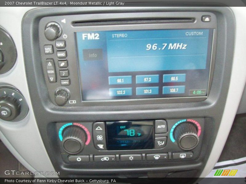 Moondust Metallic / Light Gray 2007 Chevrolet TrailBlazer LT 4x4
