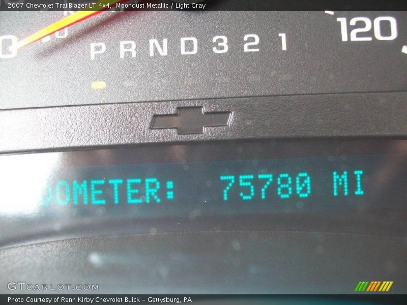 Moondust Metallic / Light Gray 2007 Chevrolet TrailBlazer LT 4x4