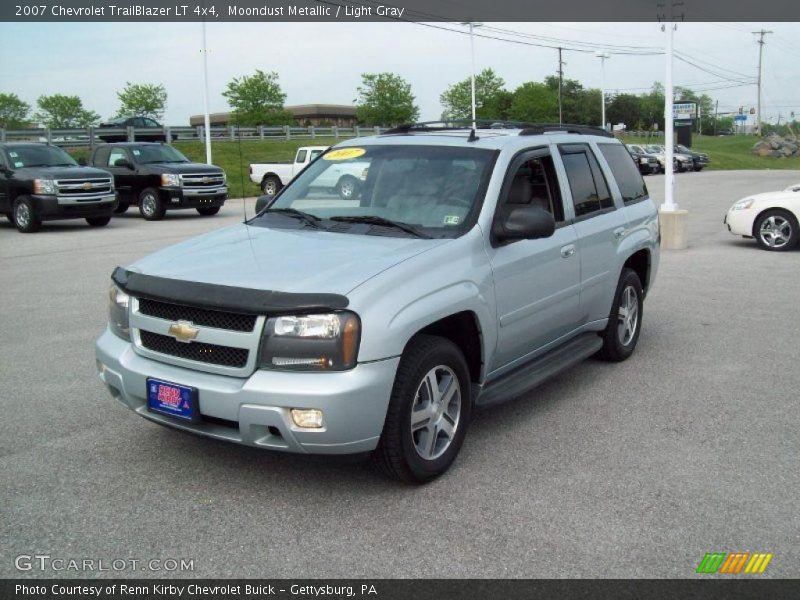 Moondust Metallic / Light Gray 2007 Chevrolet TrailBlazer LT 4x4