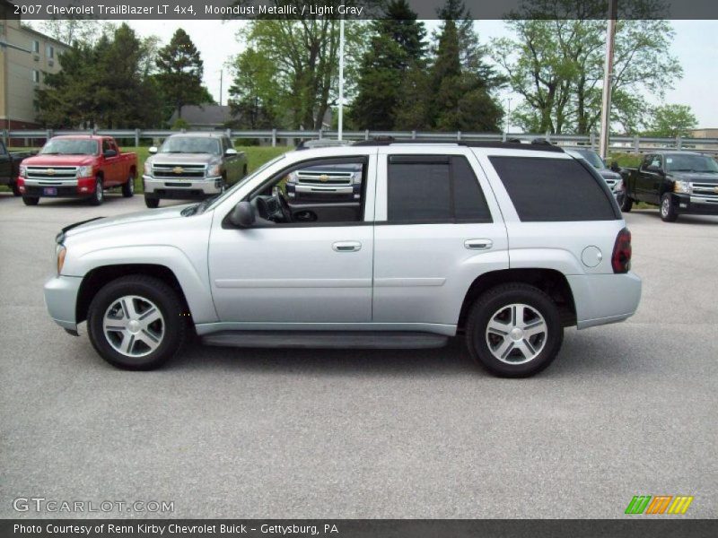 Moondust Metallic / Light Gray 2007 Chevrolet TrailBlazer LT 4x4