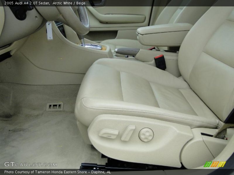  2005 A4 2.0T Sedan Beige Interior